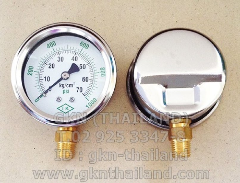 IK PRESSURE GAUGE 0-70 KG/CM2 & 0-1000 PSI